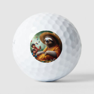 Sloth Grandma Golfball