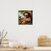 Sloth Grandma Poster (Küche)