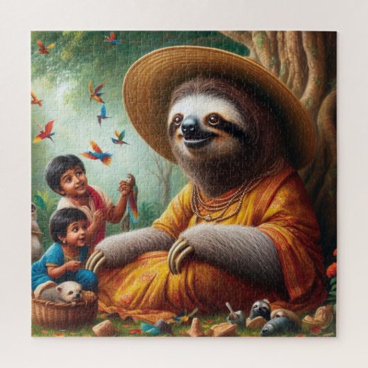 Sloth Grandma Puzzle (Vertikal)