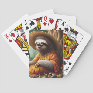 Sloth Grandma Spielkarten