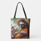 Sloth Grandma Tasche (Rückseite)