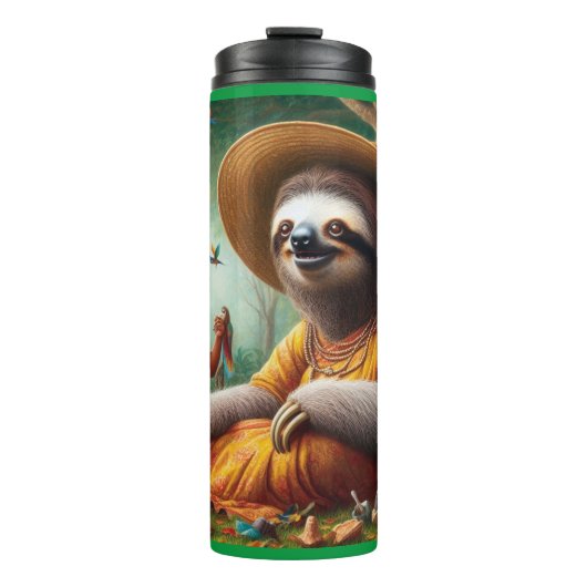 Sloth Grandma Thermosbecher (Vorderseite)
