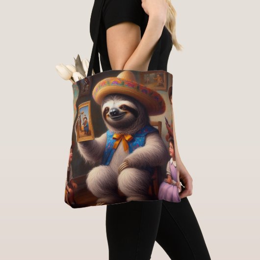 Sloth Grandpa Tasche (Von Nahem)
