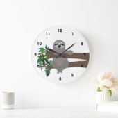 Sloth Große Wanduhr (Zuhause)