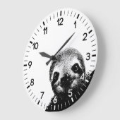 Sloth Große Wanduhr (Winkel)