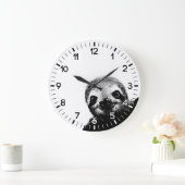 Sloth Große Wanduhr (Zuhause)