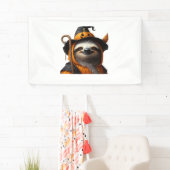 Sloth Halloween Classic T - Shirt Banner (Insitu)
