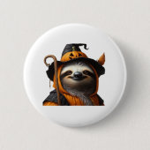 Sloth Halloween Classic T - Shirt Button (Vorderseite)