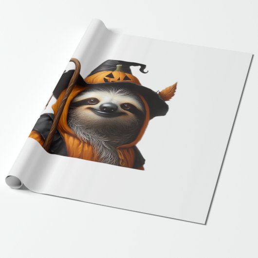 Sloth Halloween Classic T-Shirt Geschenkpapier (Ungerollt)