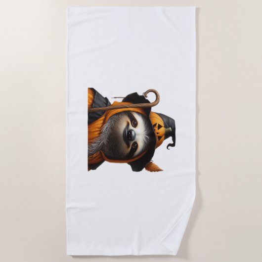 Sloth Halloween Classic T - Shirt Strandtuch (Vorderseite)