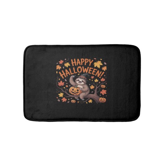 Sloth Halloween Day Classic T - Shirt Badematte (Vorderseite)