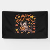 Sloth Halloween Day Classic T - Shirt Banner (Horizontal)