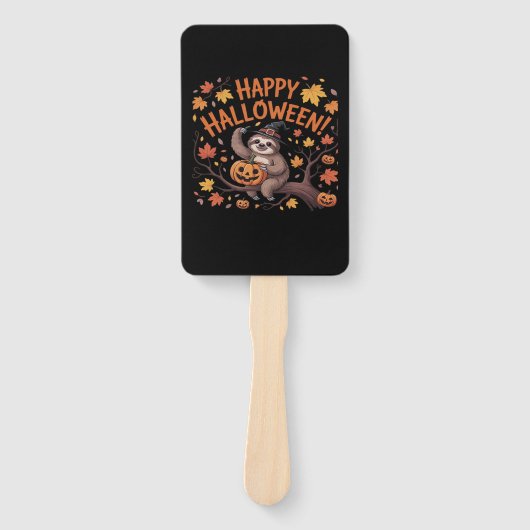 Sloth Halloween Day Classic T - Shirt Fächer (Vorderseite)