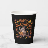 Sloth Halloween Day Classic T - Shirt Pappbecher (Vorderseite)