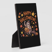 Sloth Halloween Day Oversified T - Shirt Fotoplatte (Seite)