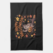 Sloth Halloween Day Oversified T - Shirt Geschirrtuch (Vertikal)