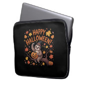 Sloth Halloween Day Oversified T - Shirt Laptopschutzhülle (Vorderseite Links)