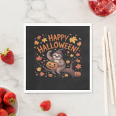 Sloth Halloween Day Oversified T - Shirt Serviette (Beispiel)