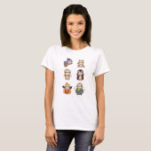 Sloth Halloween Devil Pumpkin Vampire Costume T-Shirt (Vorne ganz)