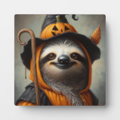 Sloth Halloween Fotoplatte (Vorderseite)
