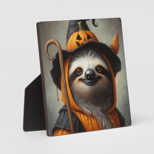 Sloth Halloween Fotoplatte (Vorderseite)
