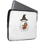 Sloth Halloween Ghost Witch Hat Animal Lovers Boys Laptopschutzhülle (Vorne Rechts)