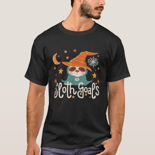 Sloth Halloween Goals Classic T - Shirt (Vorderseite)