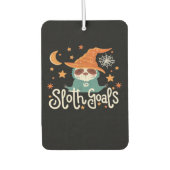 Sloth Halloween Goals Classic T - Shirt Autolufterfrischer (Vorderseite)