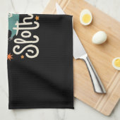 Sloth Halloween Goals Classic T - Shirt Geschirrtuch (Viertel Falte)