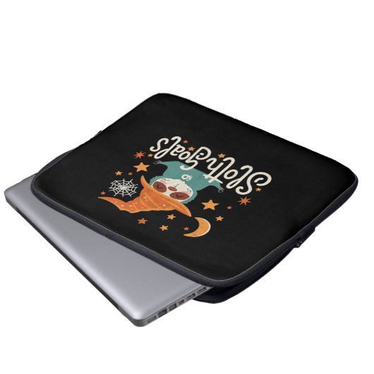 Sloth Halloween Goals Classic T - Shirt Laptopschutzhülle (Vorne Knopf)