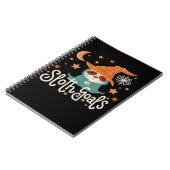 Sloth Halloween Goals Classic T - Shirt Notizblock (Linke Seite)