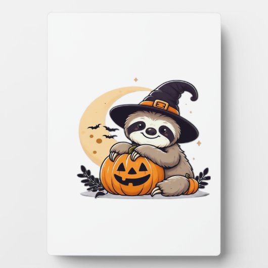 Sloth Halloween Motif Cute Classic T-Shirt Fotoplatte (Vorderseite)