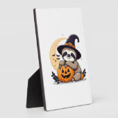 Sloth Halloween Motif Cute Classic T-Shirt Fotoplatte (Seite)