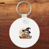 Sloth Halloween Motif Cute Classic T-Shirt Schlüsselanhänger (Vorderseite)