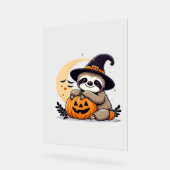 Sloth Halloween Motif Niedlicher klassischer T - S Acrylschild (Winkel)