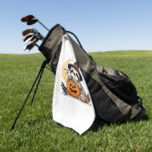 Sloth Halloween Motif Niedlicher klassischer T - S Golfhandtuch (Gras)