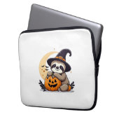 Sloth Halloween Motif Niedlicher klassischer T - S Laptopschutzhülle (Vorderseite Links)