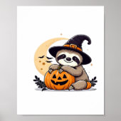 Sloth Halloween Motif Niedlicher klassischer T - S Poster (Vorne)