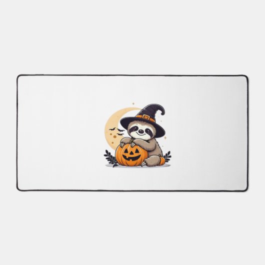 Sloth Halloween Motif Niedlicher klassischer T - S Schreibtischunterlage (Vorderseite)