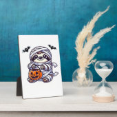 Sloth Halloween Mummy Kids Women Men Sloth Classic Fotoplatte (Seite)