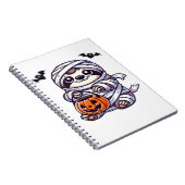 Sloth Halloween Mummy Kids Women Men Sloth Classic Notizblock (Rechte Seite)