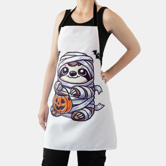 Sloth Halloween Mummy Kids Women Men Sloth Classic Schürze (InSitu)