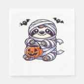 Sloth Halloween Mummy Kids Women Men Sloth Classic Serviette (Vorderseite)