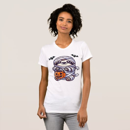 Sloth Halloween Mummy Kids Women Men Sloth Classic T-Shirt (Vorne ganz)