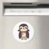 Sloth Halloween Niedlich Devil Vampire Costume Magnet (In Situ (Geschirrspüler))