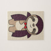 Sloth Halloween Niedlich Devil Vampire Kostume Jig Puzzle (Horizontal)