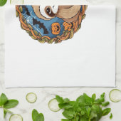 sloth, halloween, october, autumn, thanksgiving Ov Geschirrtuch (Gefaltet)