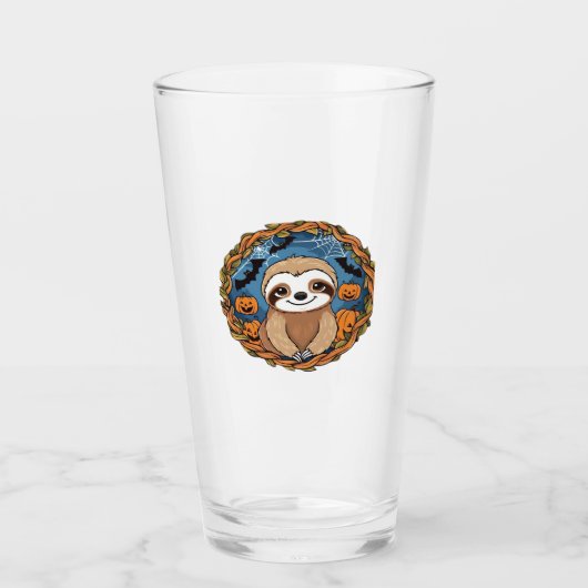 sloth, halloween, october, autumn, thanksgiving Ov Glas (Vorderseite)