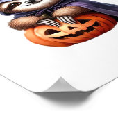 Sloth Halloween Outfit Classic T - Shirt Poster (Ecke)