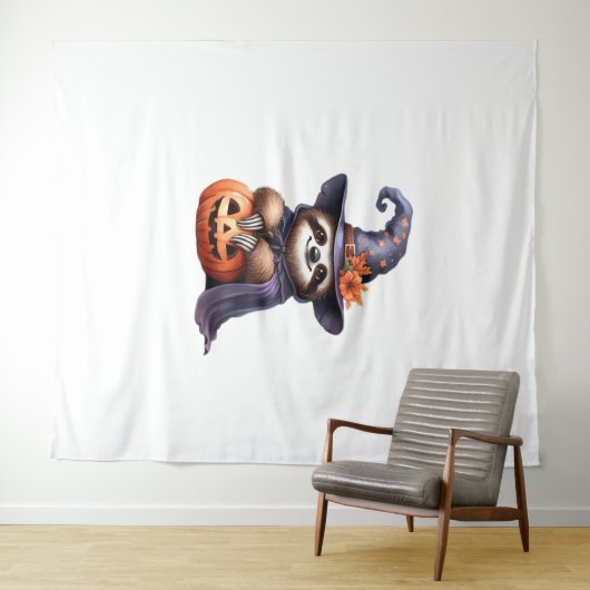 Sloth Halloween Outfit Classic T - Shirt Wandteppich (Beispiel (Horizontal))